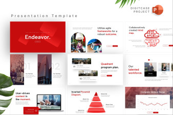 Red Business Presentation Template